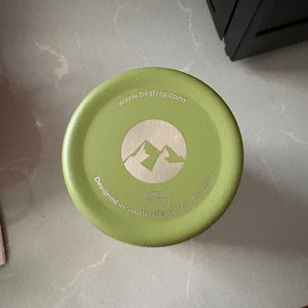 Black Rifle Coffee 30 oz. Big Frig Matte Green Tumbler - Picture 4 of 10